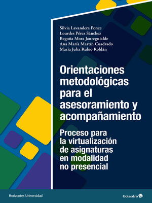 cover image of Orientaciones metodológicas para el asesoramiento y acompañamiento